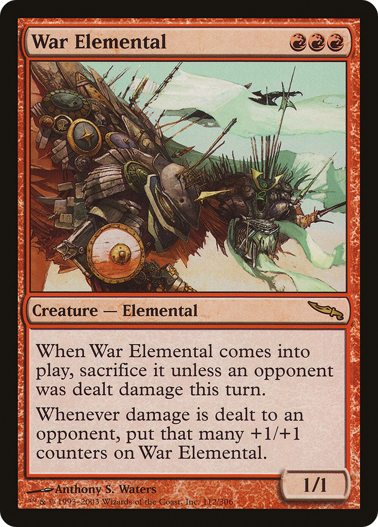 War Elemental (MRD-112) [Mirrodin]