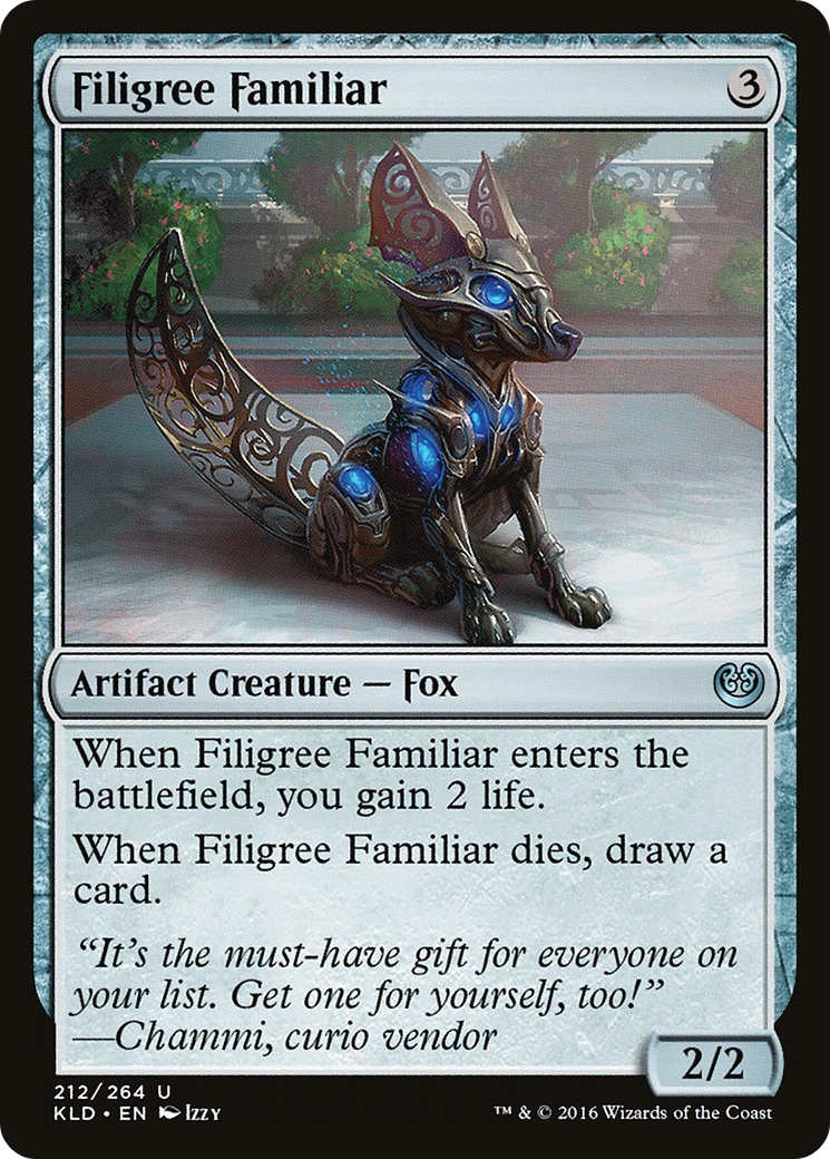 Filigree Familiar (KLD-212) [Kaladesh]