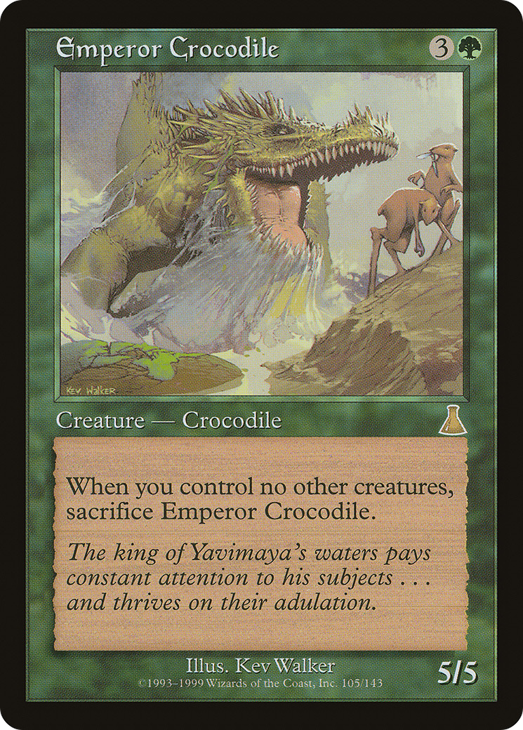 Emperor Crocodile (UDS-105) [Urza's Destiny]