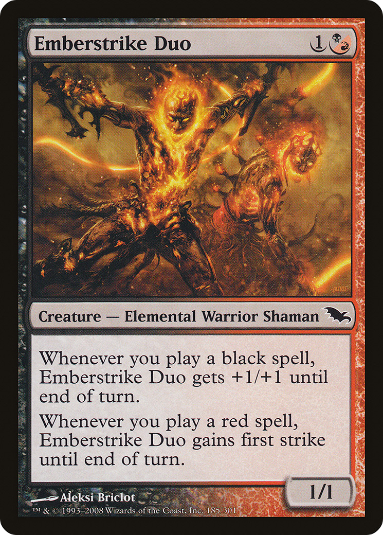 Emberstrike Duo (SHM-185) [Shadowmoor] Foil