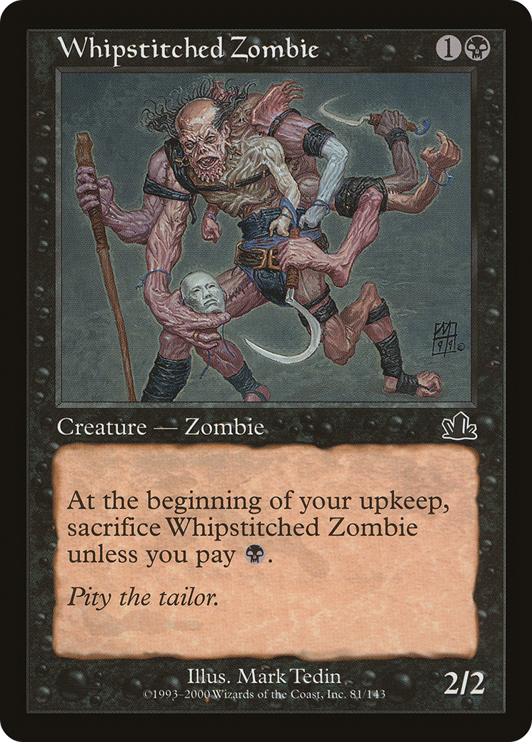 Whipstitched Zombie (PCY-081) [Prophecy] Foil