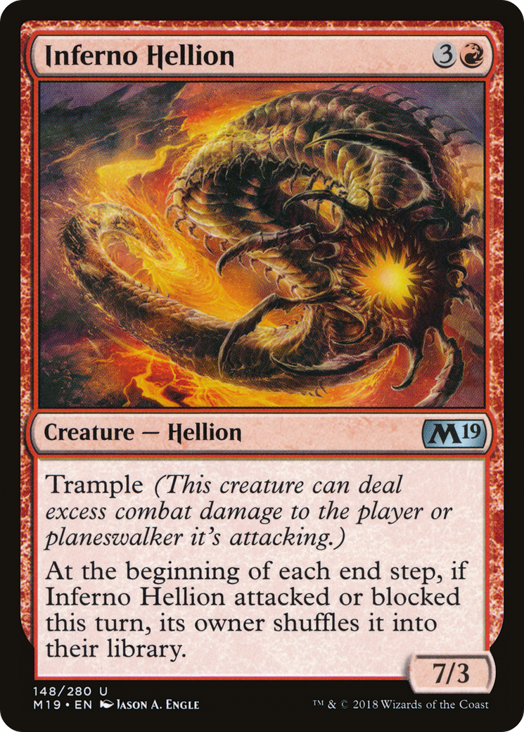 Inferno Hellion (M19-148) [Core Set 2019] Foil