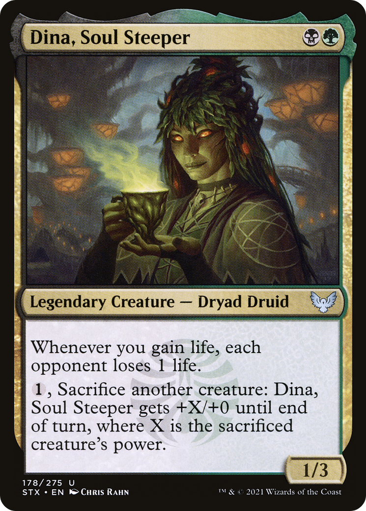 Dina, Soul Steeper (STX-178) [Strixhaven: School of Mages] Foil