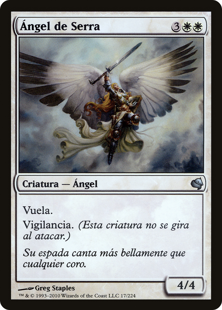 Serra Angel (Spanish) - "Angel de Serra" (PS11-017) [Salvat 2011]