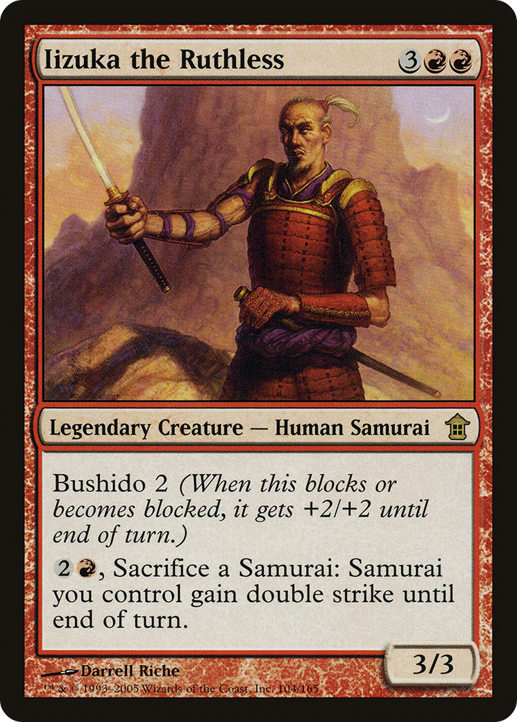 Iizuka the Ruthless (SOK-104) [Saviors of Kamigawa] Foil