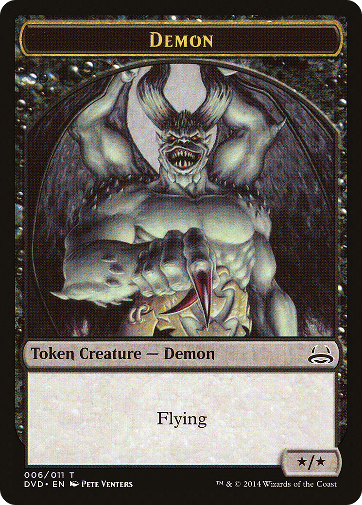 Demon Token (DD3-006) [Duel Decks Anthology: Divine vs. Demonic Tokens]