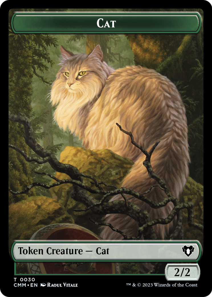 Cat (TCMM-030) [Commander Masters Tokens] Foil