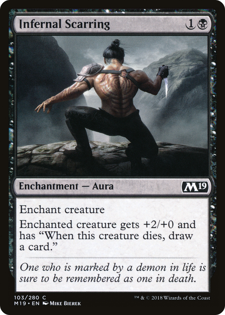 Infernal Scarring (M19-103) [Core Set 2019]