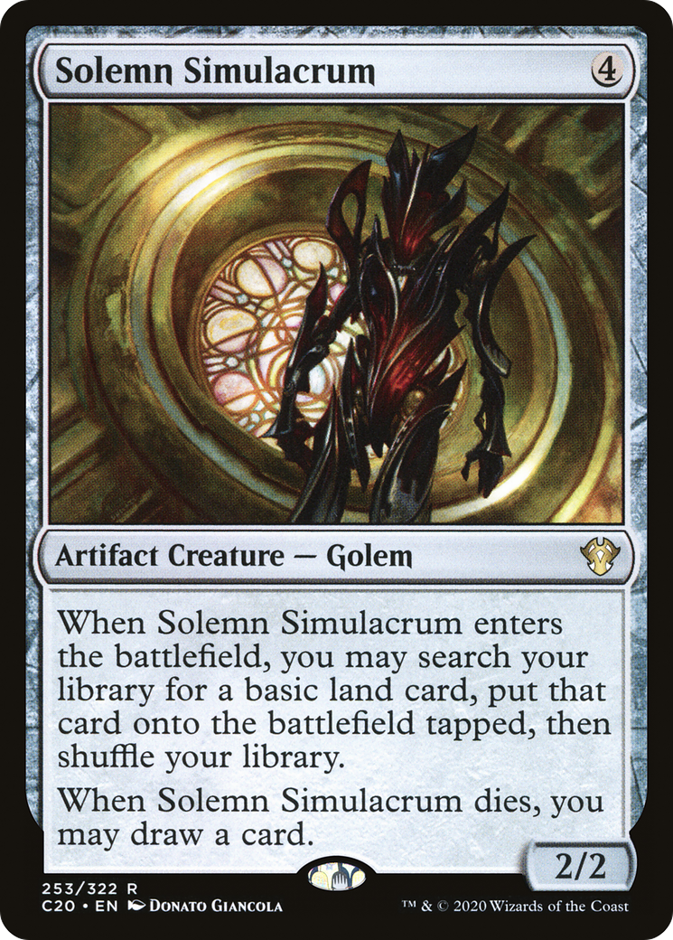 Solemn Simulacrum (C20-253) [Commander 2020]
