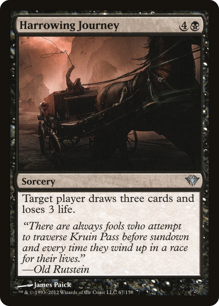 Harrowing Journey (DKA-067) [Dark Ascension]