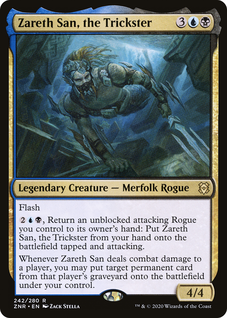 Zareth San, the Trickster (ZNR-242) [Zendikar Rising] Foil