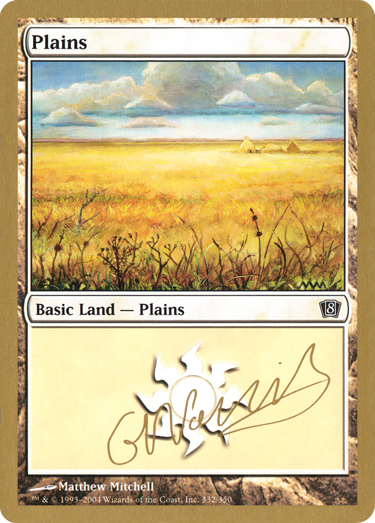 Plains (332) - 2004 Gabriel Nassif (8ED) [World Championship Decks 2004]