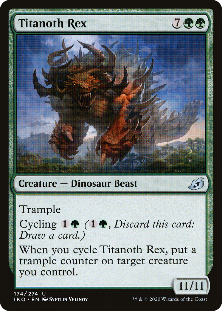 Titanoth Rex (IKO-174) [Ikoria: Lair of Behemoths] Foil