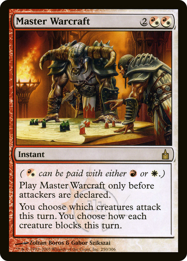 Master Warcraft (RAV-250) [Ravnica: City of Guilds] Foil