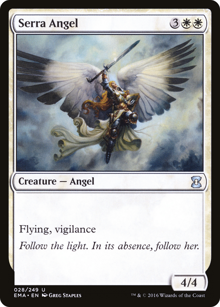 Serra Angel (EMA-028) [Eternal Masters] Foil