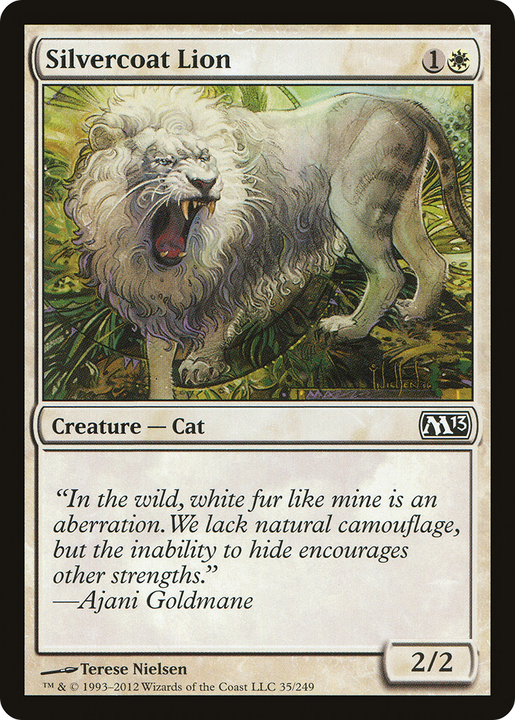 Silvercoat Lion (M13-035) [Magic 2013] Foil