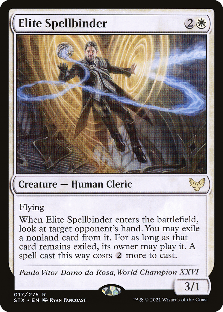 Elite Spellbinder (STX-017) [Strixhaven: School of Mages] Foil