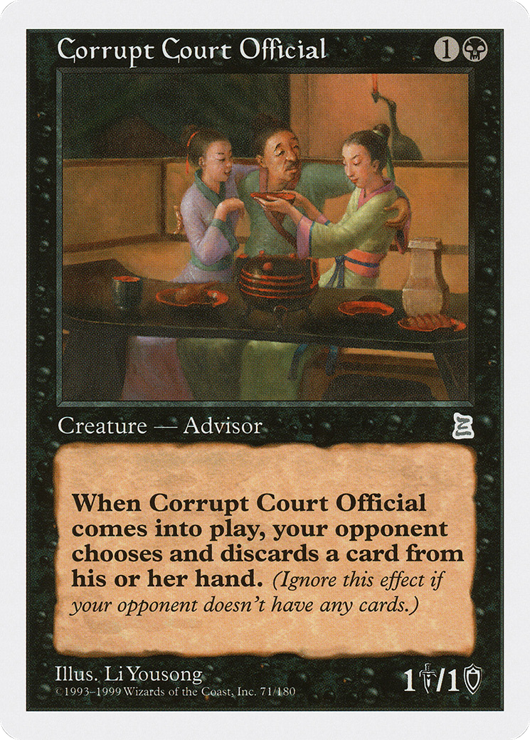Corrupt Court Official (PTK-071) [Portal Three Kingdoms]