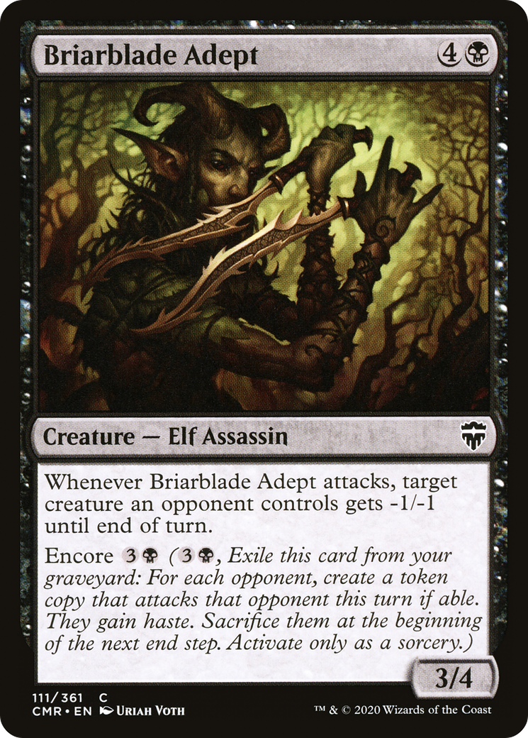 Briarblade Adept (CMR-111) [Commander Legends]