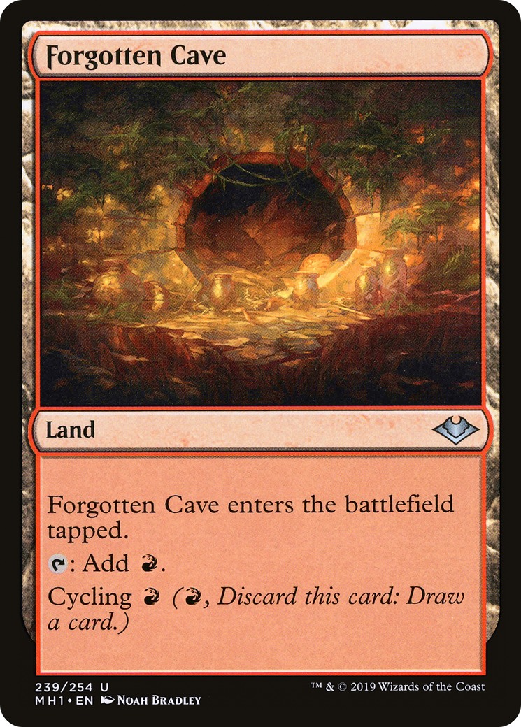 Forgotten Cave (MH1-239) [Modern Horizons] Foil