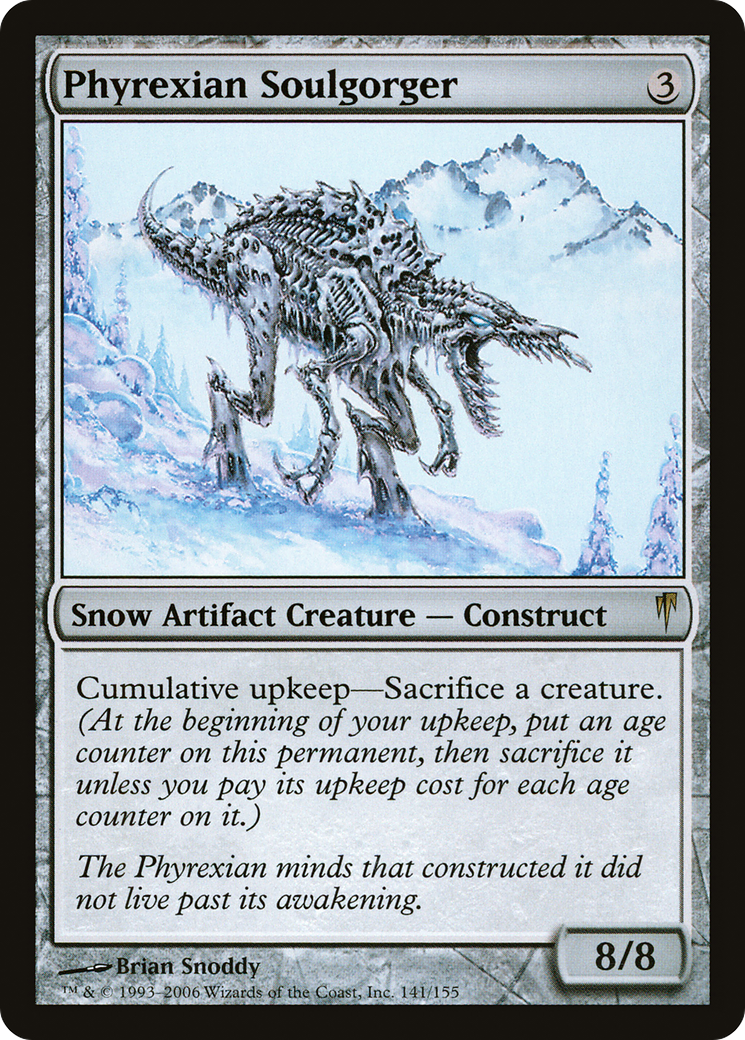 Phyrexian Soulgorger (CSP-141) [Coldsnap] Foil