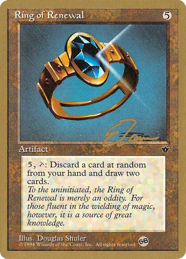 Ring of Renewal - 1996 Eric Tam (FEM) (SB) [Pro Tour Collector Set]