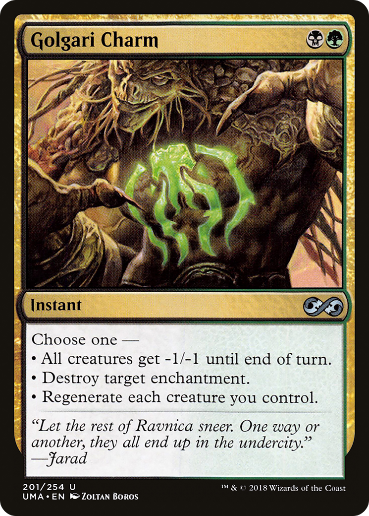 Golgari Charm (UMA-201) [Ultimate Masters] Foil