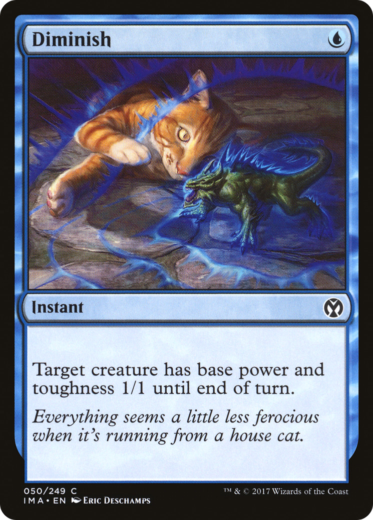 Diminish (IMA-050) [Iconic Masters] Foil