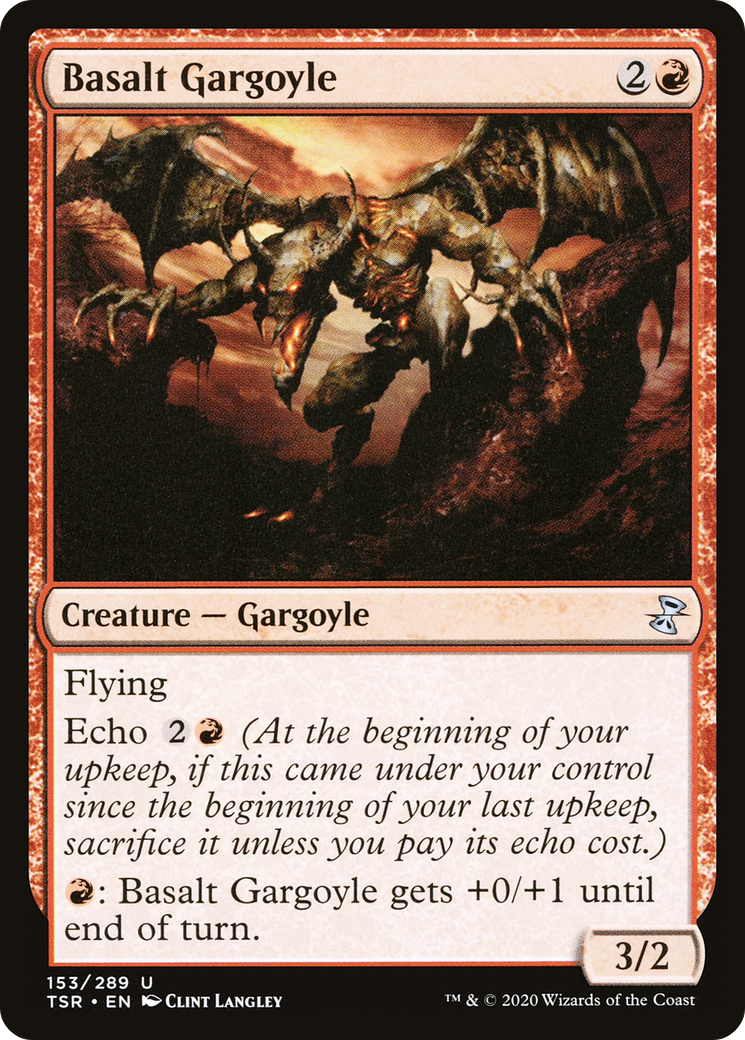 Basalt Gargoyle (TSR-153) [Time Spiral Remastered]