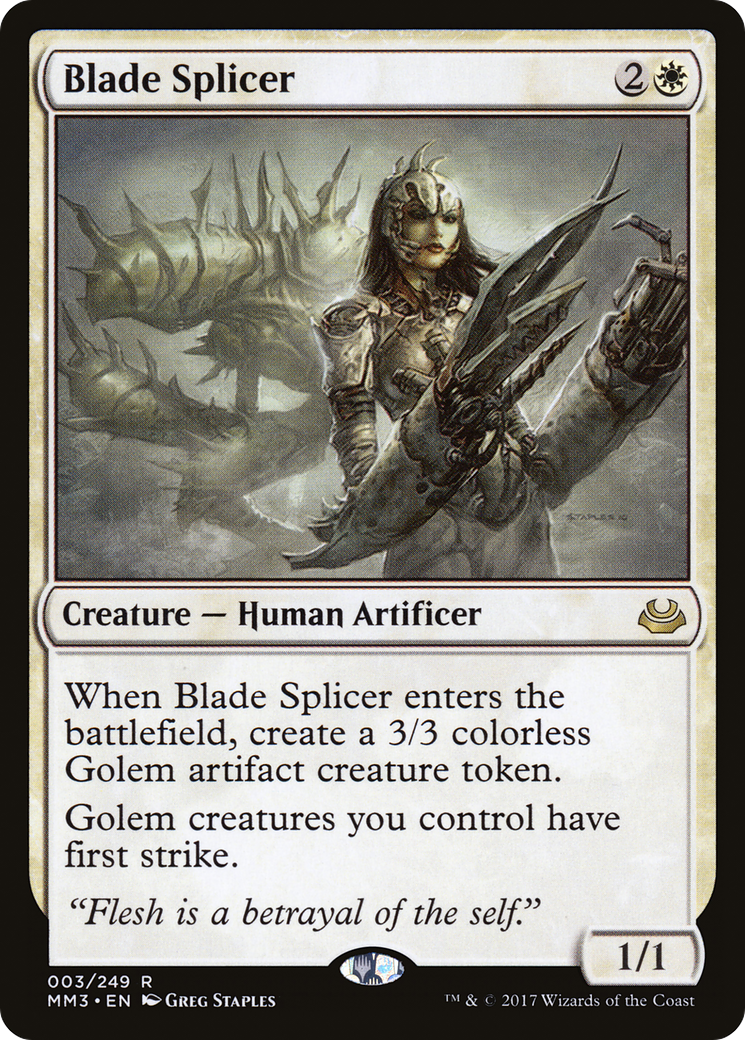 Blade Splicer (MM3-003) [Modern Masters 2017] Foil