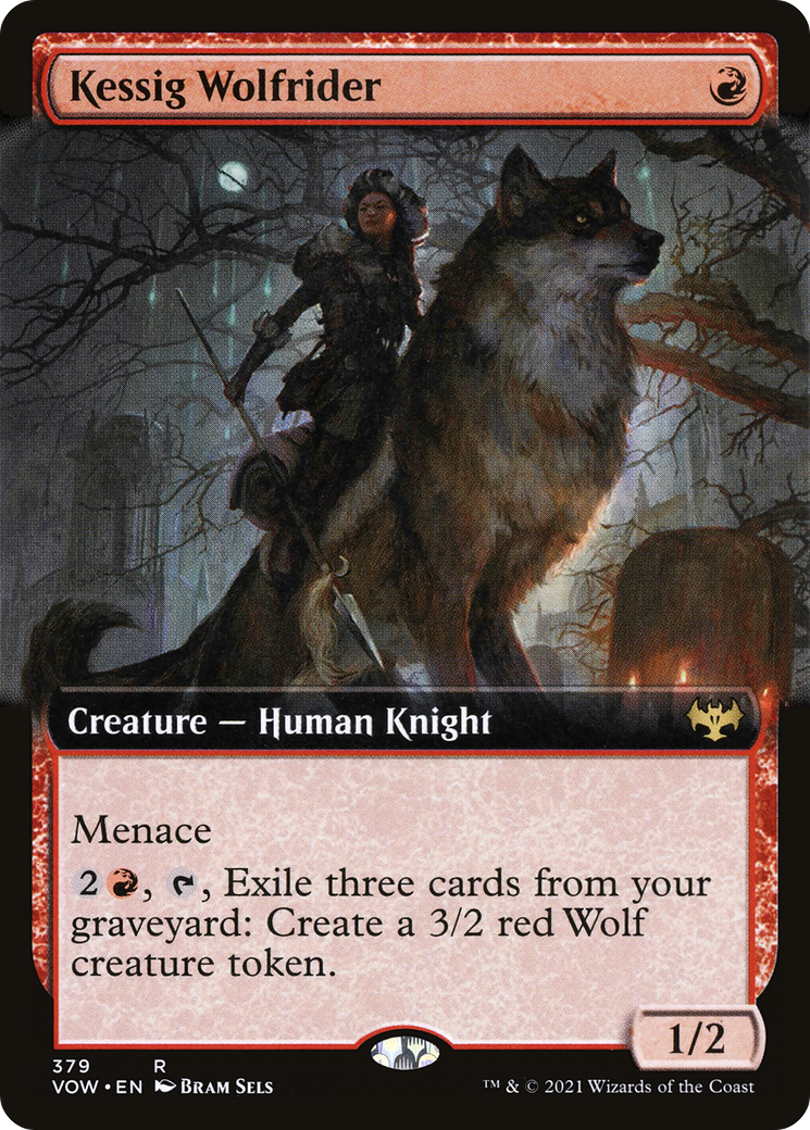 Kessig Wolfrider (Extended Art) (VOW-379) [Innistrad: Crimson Vow]