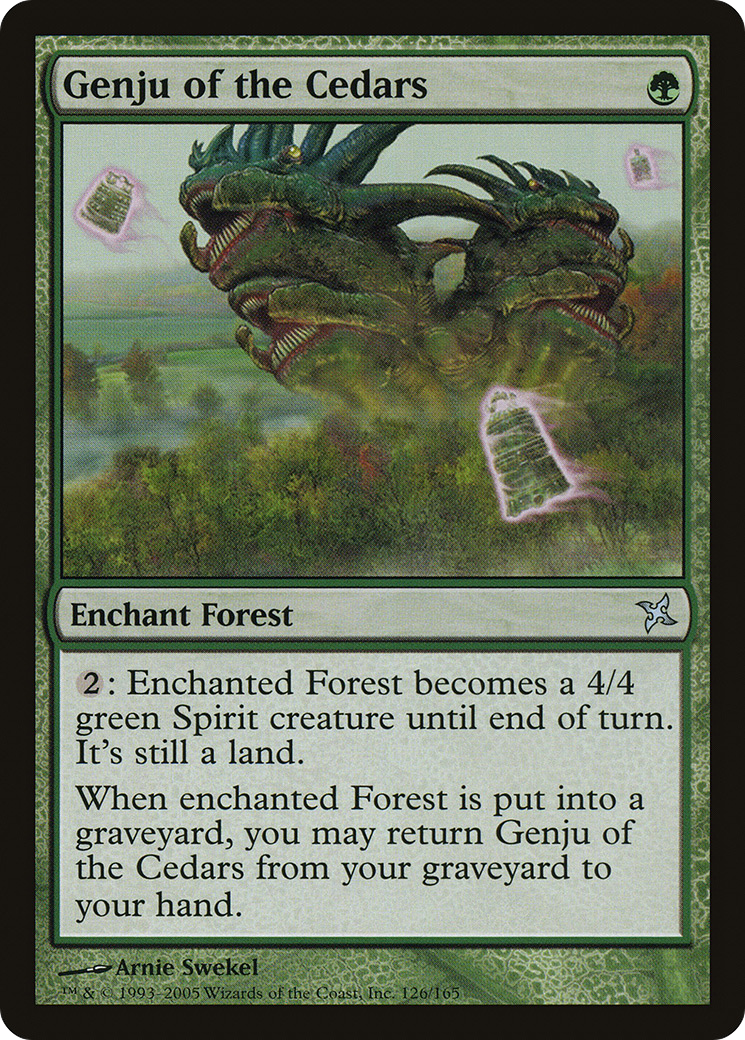 Genju of the Cedars (BOK-126) [Betrayers of Kamigawa] Foil