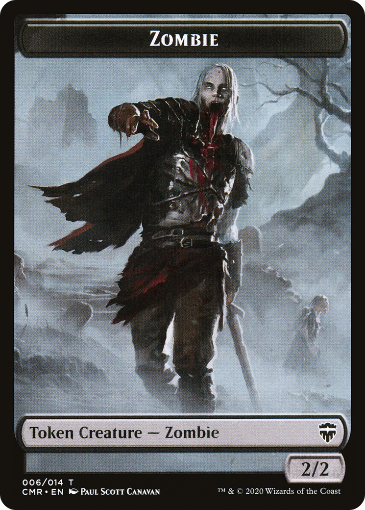 Zombie Token (CMR-006) [Commander Legends Tokens]