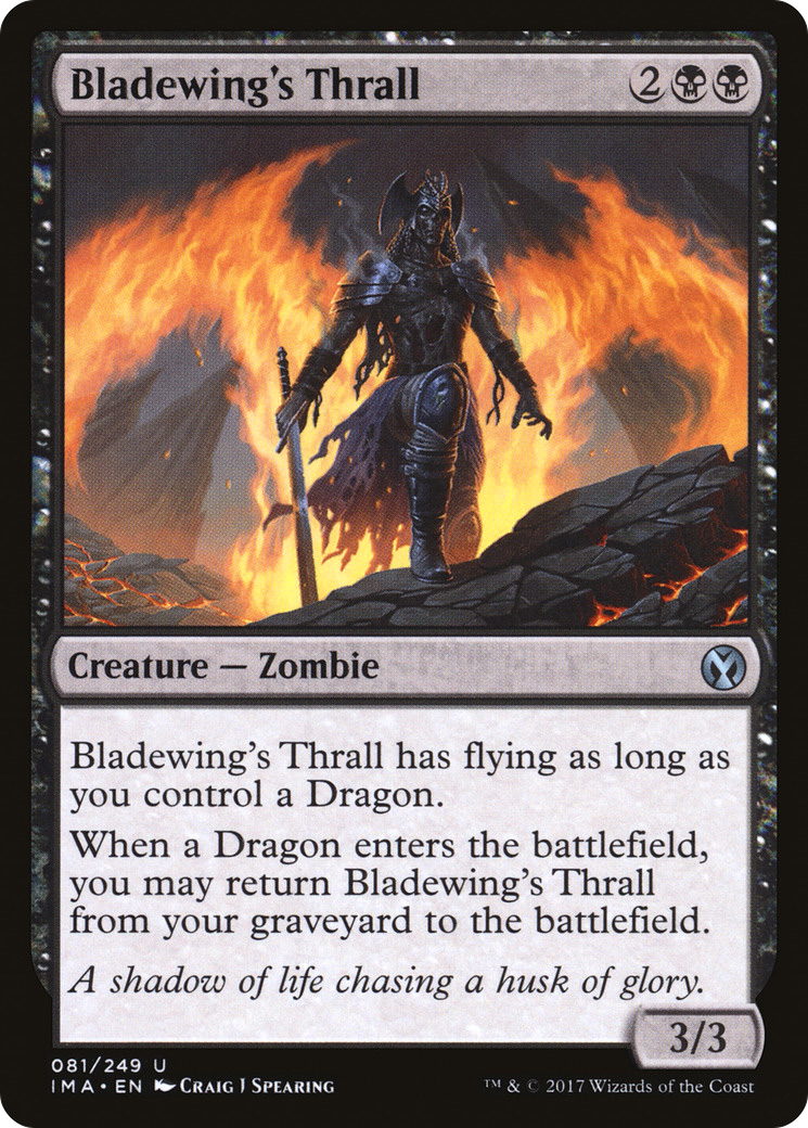 Bladewing's Thrall (IMA-081) [Iconic Masters] Foil