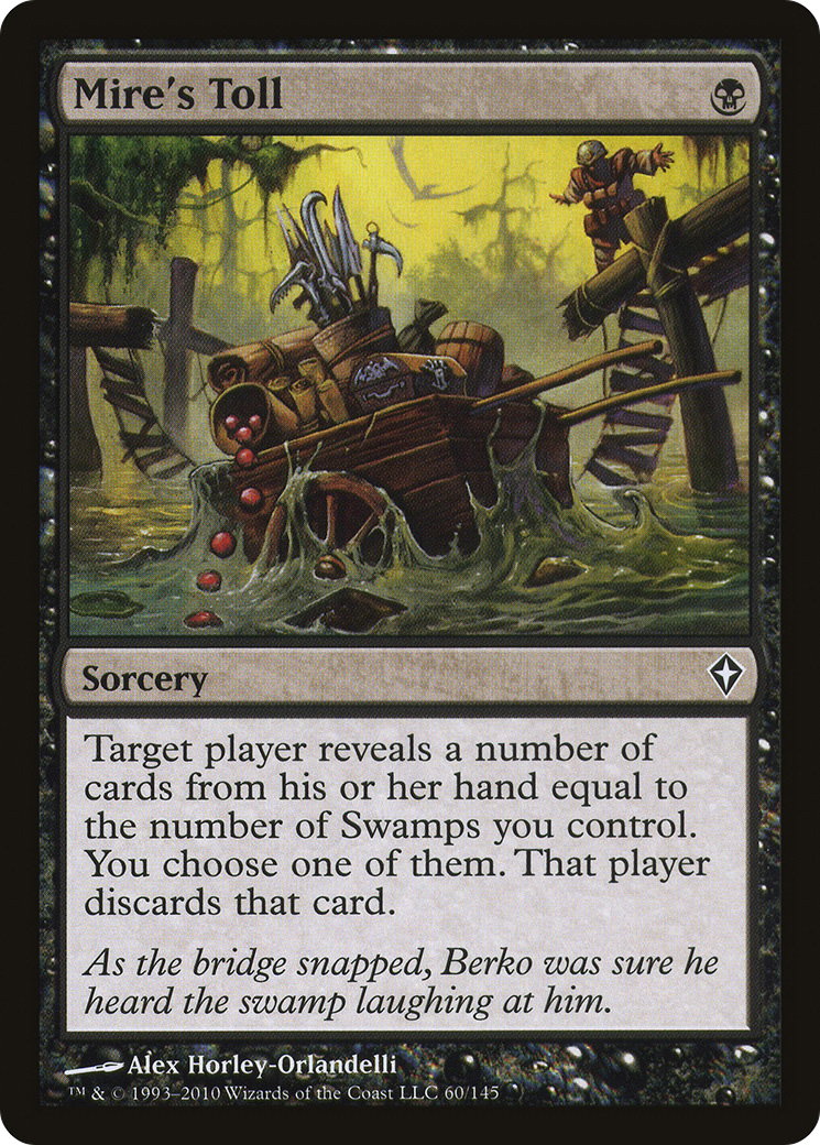 Mire's Toll (WWK-060) [Worldwake] Foil