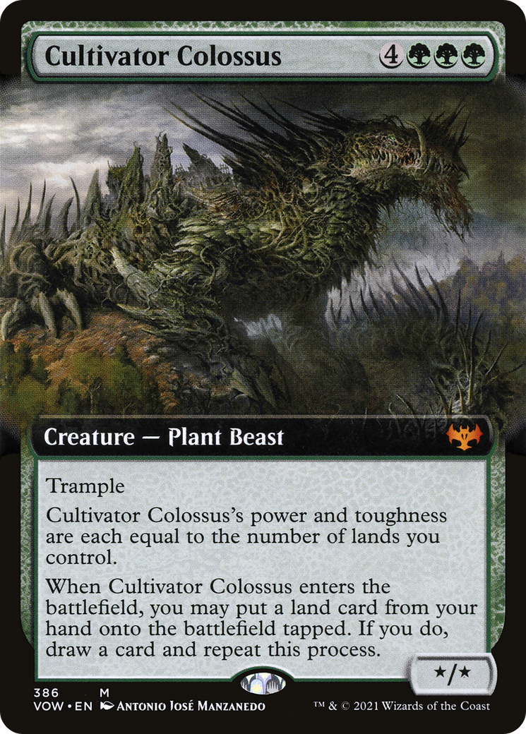 Cultivator Colossus (Extended Art) (VOW-386) [Innistrad: Crimson Vow]