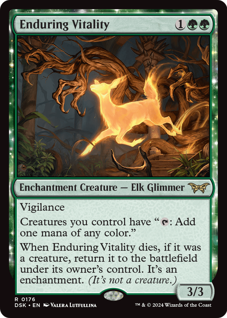 Enduring Vitality (DSK-176) [Duskmourn: House of Horror]