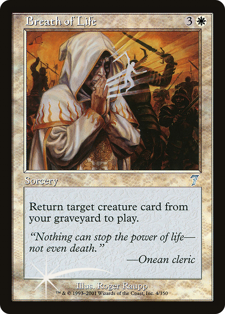 Breath of Life (7ED-04★) [7th Edition] Foil