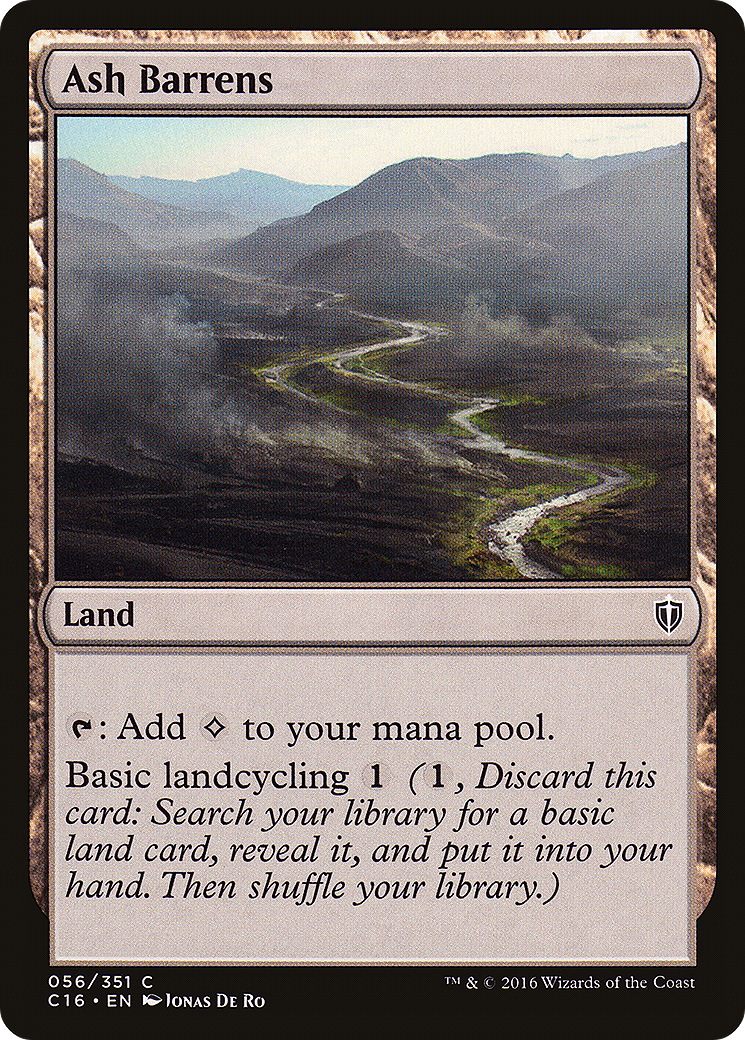 Ash Barrens (C16-056) [Commander 2016]