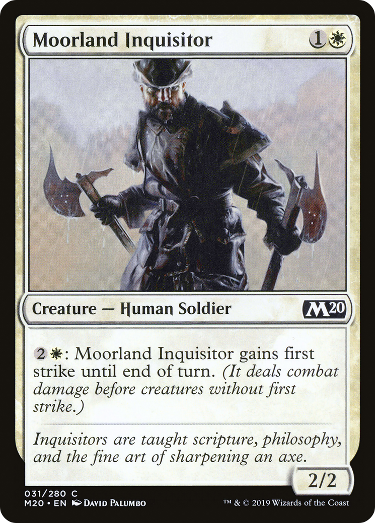 Moorland Inquisitor (M20-031) [Core Set 2020] Foil
