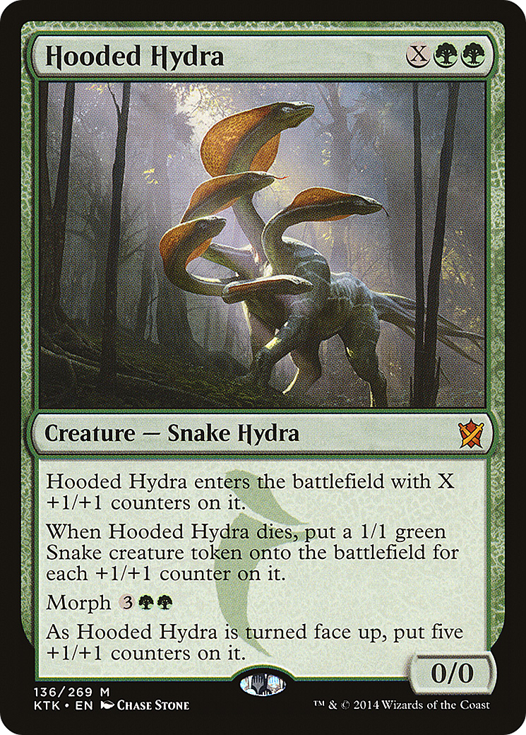 Hooded Hydra (KTK-136) [Khans of Tarkir] Foil