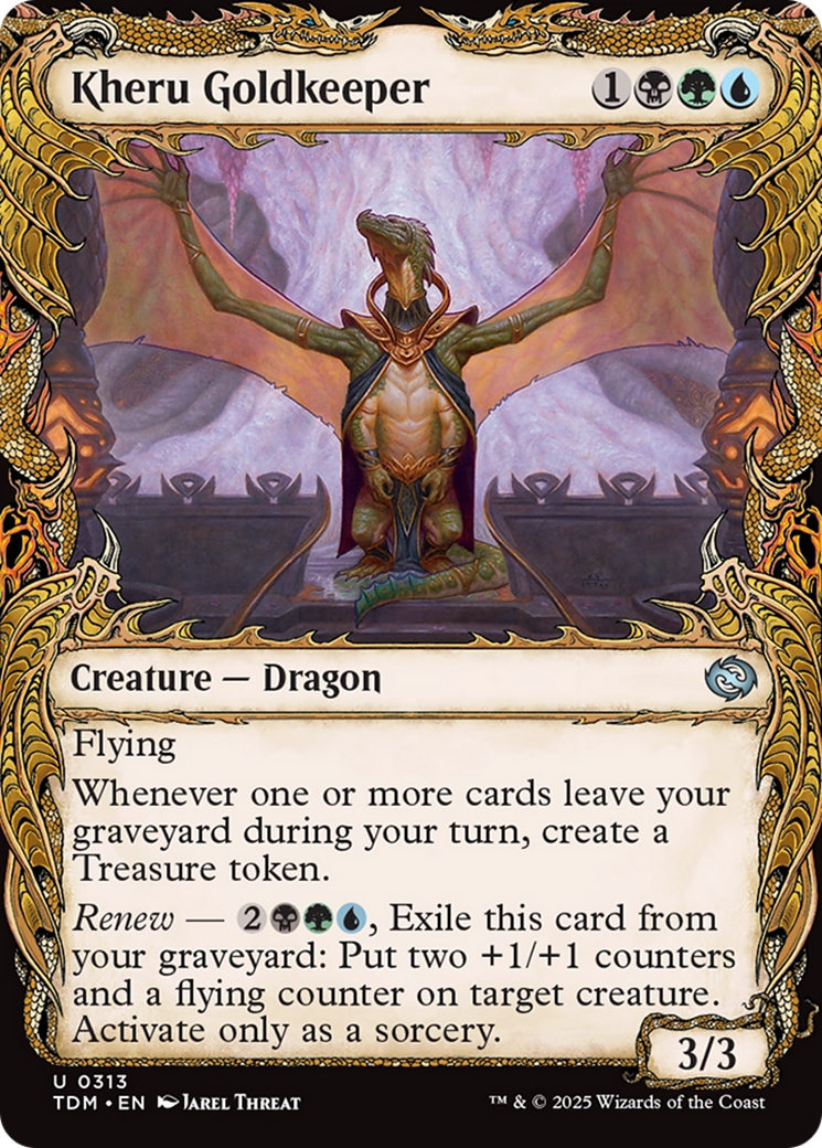 Kheru Goldkeeper (Showcase) (TDM-313) [Tarkir: Dragonstorm]