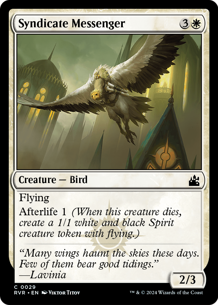 Syndicate Messenger (RVR-029) [Ravnica Remastered]