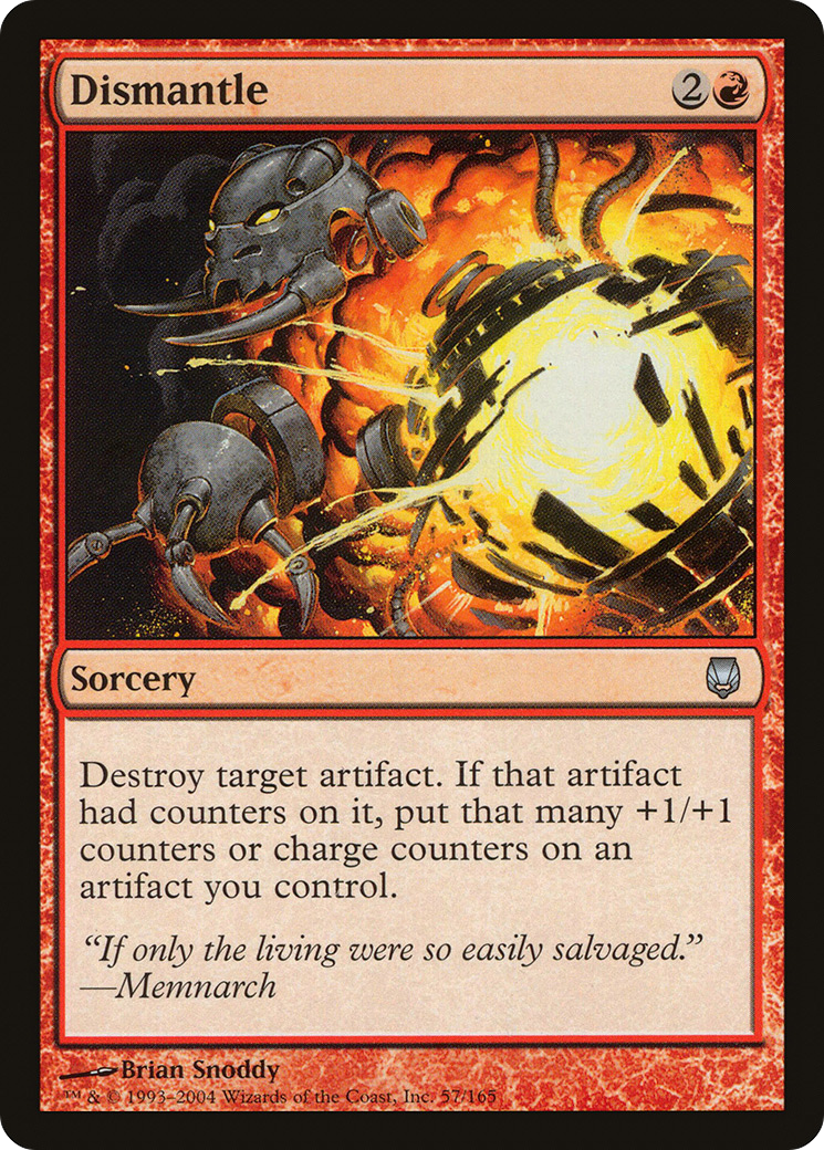 Dismantle (DST-057) [Darksteel] Foil