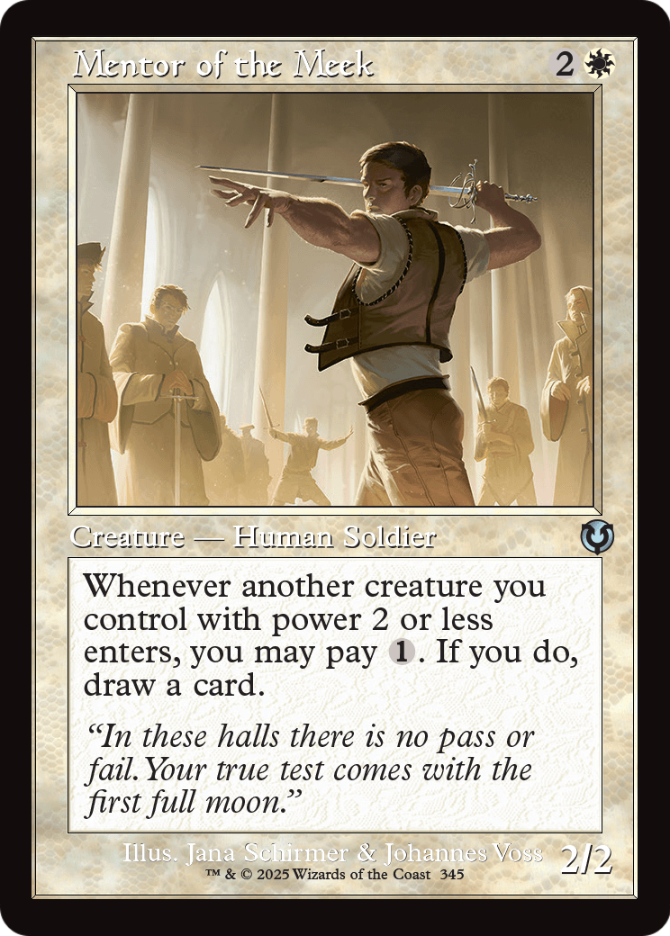 Mentor of the Meek (Retro Frame) (INR-345) [Innistrad Remastered]