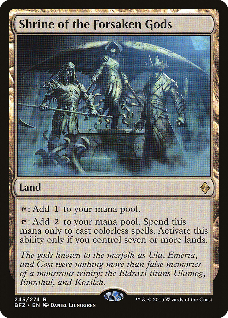 Shrine of the Forsaken Gods (BFZ-245) [Battle for Zendikar] Foil