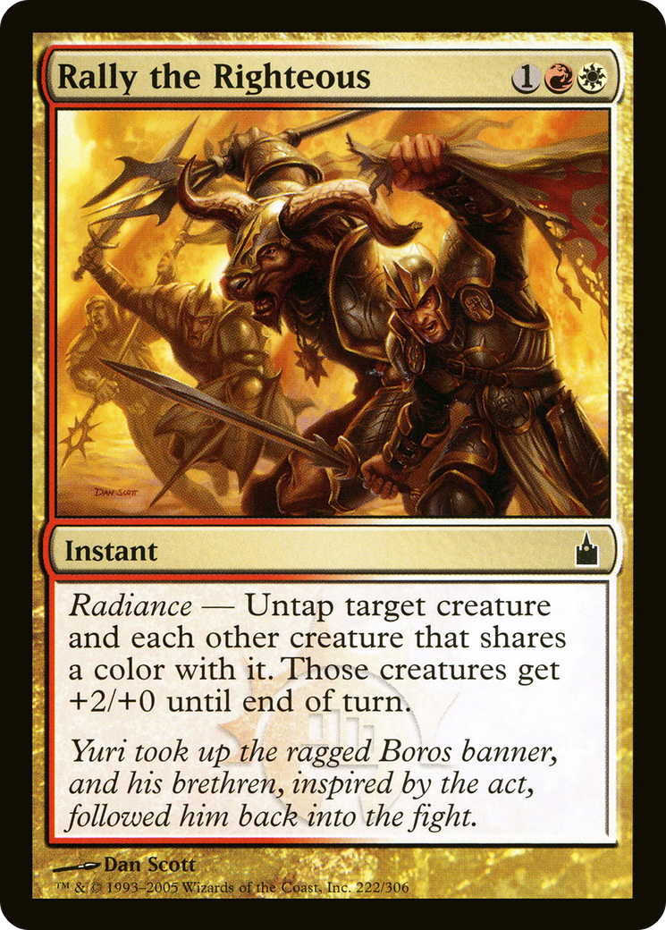 Rally the Righteous (RAV-222) [Ravnica: City of Guilds]