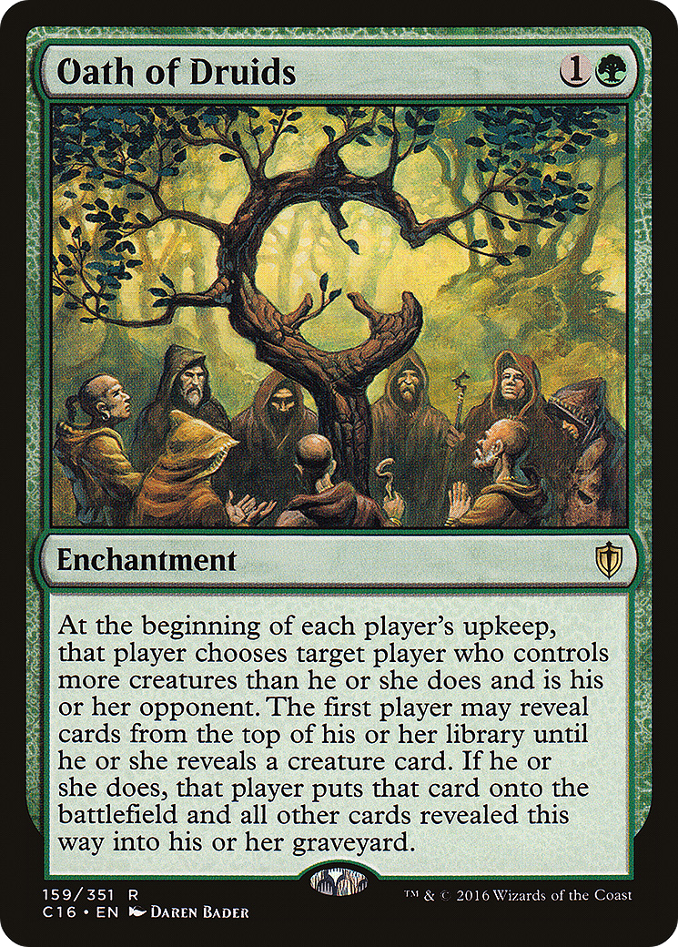Oath of Druids (C16-159) [Commander 2016]