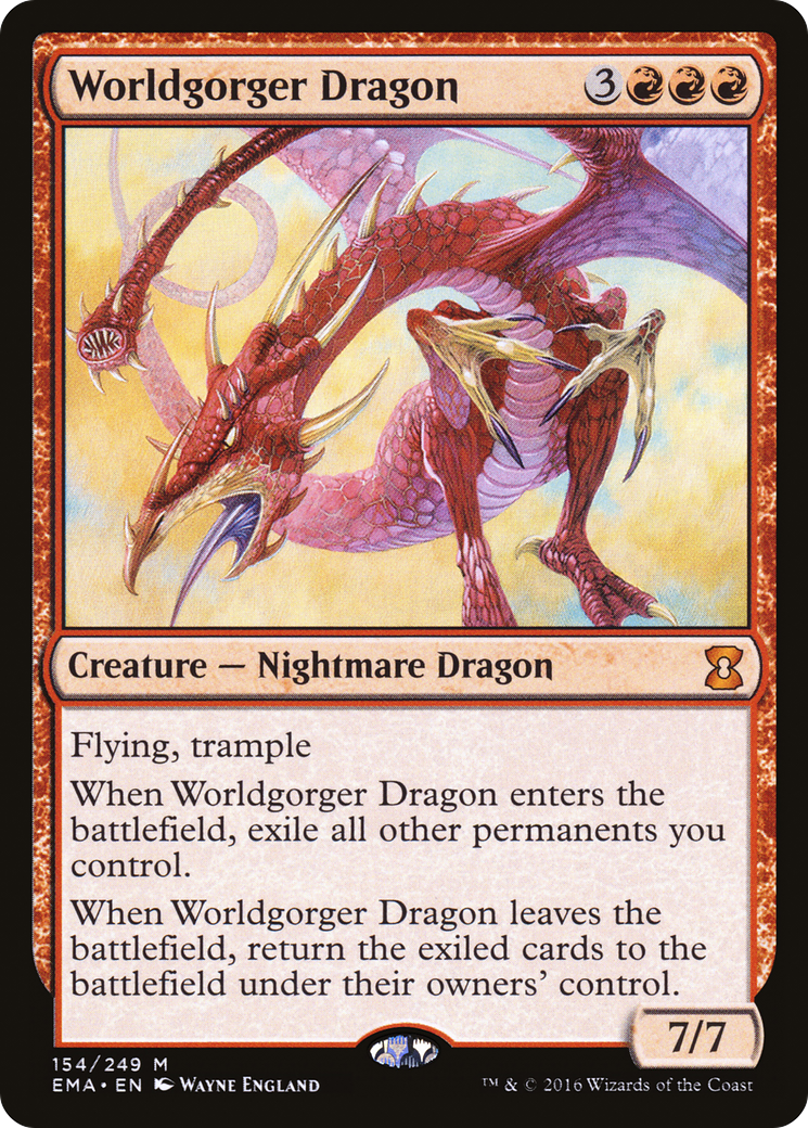 Worldgorger Dragon (EMA-154) [Eternal Masters] Foil