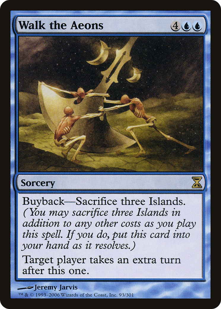 Walk the Aeons (TSP-093) [Time Spiral] Foil